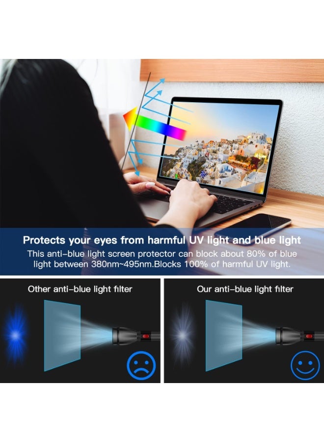1 Pack 16:9 14 Inch Laptop Screen Protector Anti Glare Blue Light Blocking Laptop Touchscreen,Compatible with Chromebook Lenovo Slim Yoga Thinkpad Dell latitude ASUS Acer Samsung HP x360 Pavilion 14a Screen Protector Blue Light for Eyes Protection - Image 3